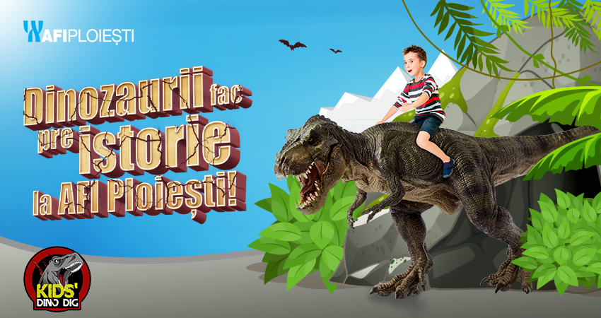 Dinozaurii fac preistorie la AFI Ploiesti