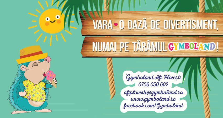 Vara – o oaza de divertistment numai pe taramul Gymboland!