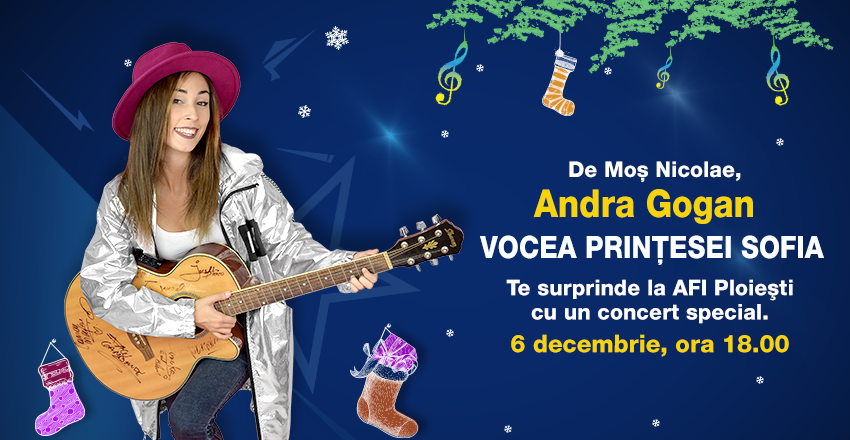 Andra Gogan te surprinde la AFI Ploiesti cu un super concert!