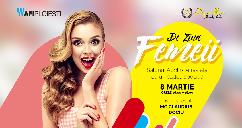 Apollo Beauty Salon si AFI Ploiesti surprind femeile cu un cadou special de 8 martie!