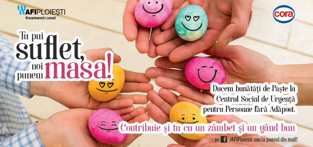 AFI Ploiesti lanseaza campania „Tu pui suflet, noi punem masa”