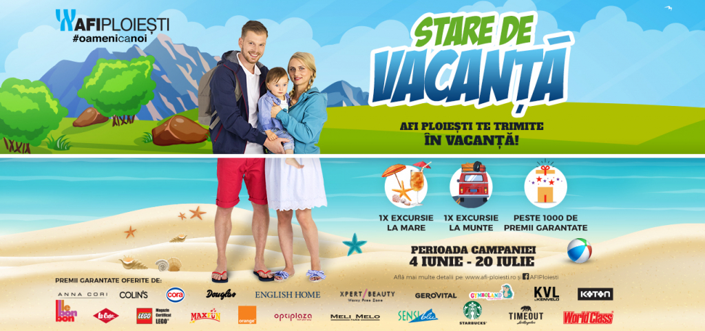 AFI Ploiești îți aduce starea de vacanță!