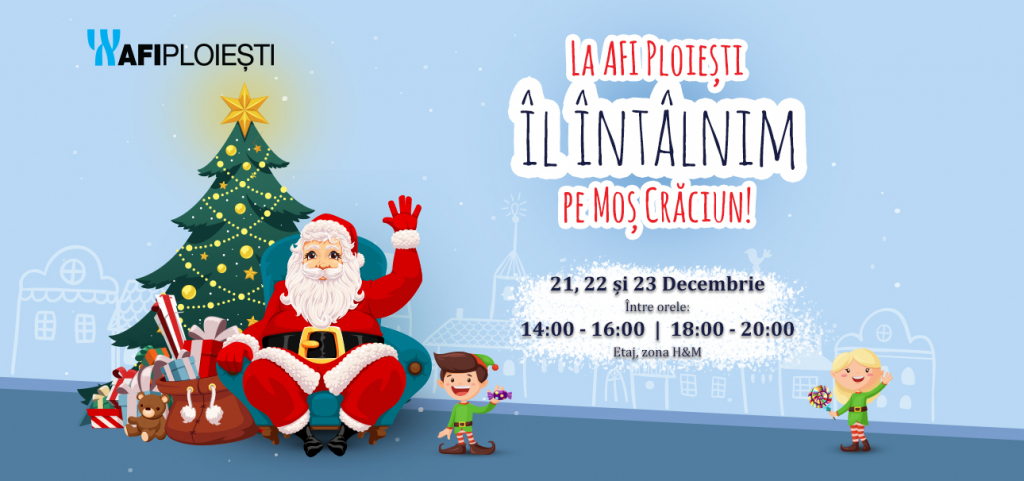 La AFI Ploiesti Mos Craciun soseste mai devreme!