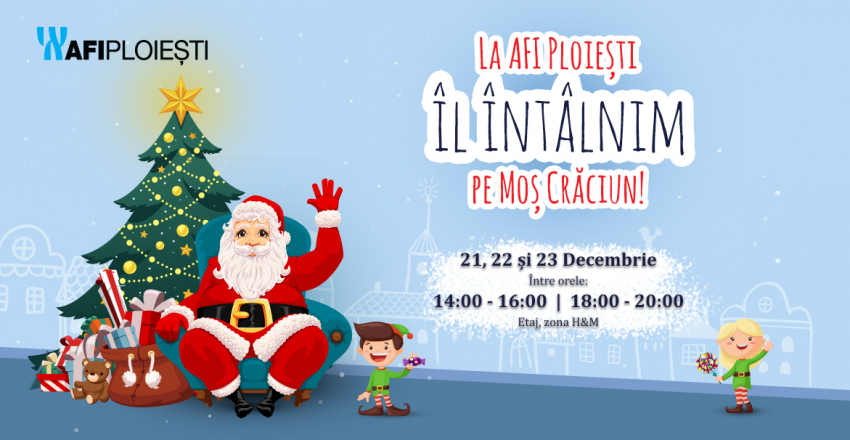La AFI Ploiesti Mos Craciun soseste mai devreme!