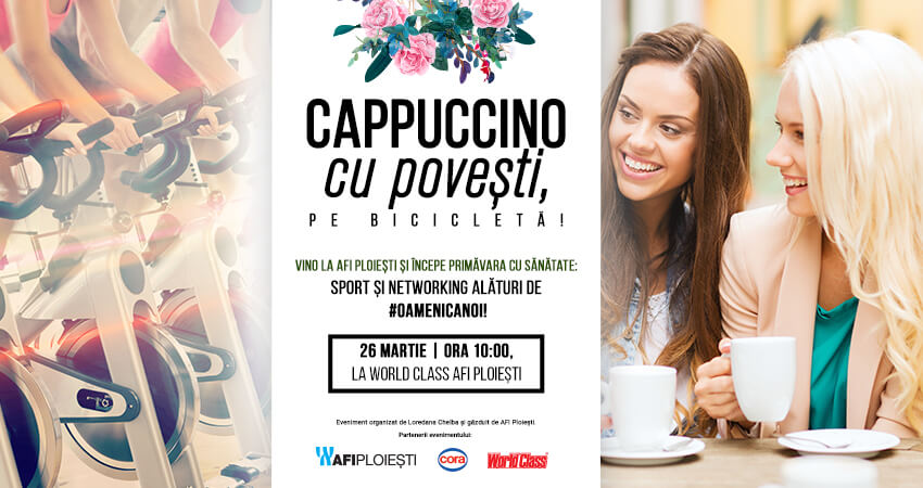 Cappuccino cu povesti, pe bicicleta!