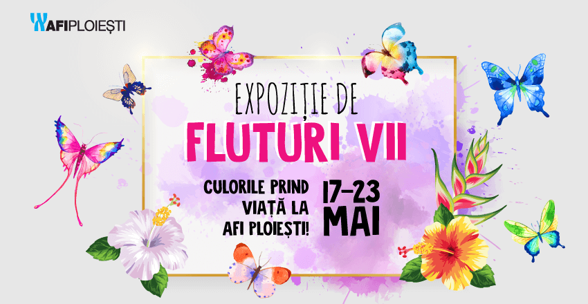 Expozitie Fluturi Vii