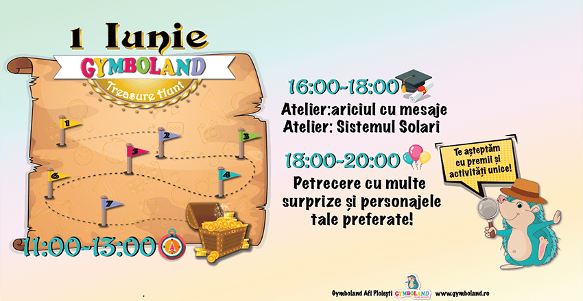 1 iunie la Gymboland!