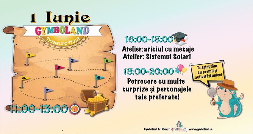 1 iunie la Gymboland!