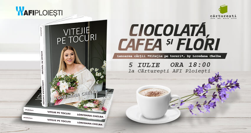 Ciocolata, cafea si flori