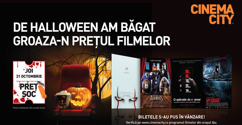 De Halloween te asteptam la Cinema City!