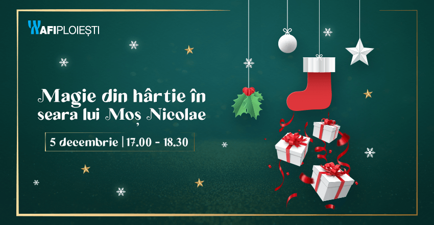 Magie din hartie in seara lui Mos Nicolae