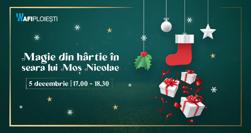 Magie din hartie in seara lui Mos Nicolae