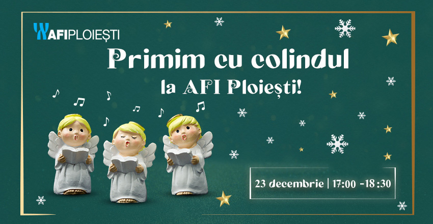 Primim cu colindul la AFI Ploiesti!