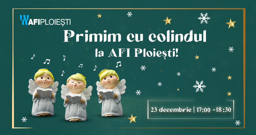 Primim cu colindul la AFI Ploiesti!