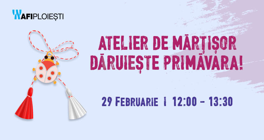 Atelier de martisor – daruieste primavara!