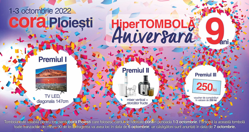 Aniversare 9 ani Cora Ploiesti