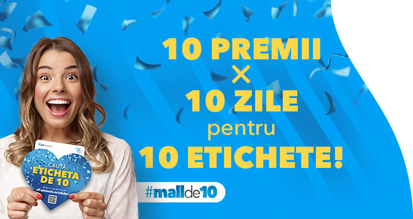 10 zile x 10 premii pentru 10 etichete de 10