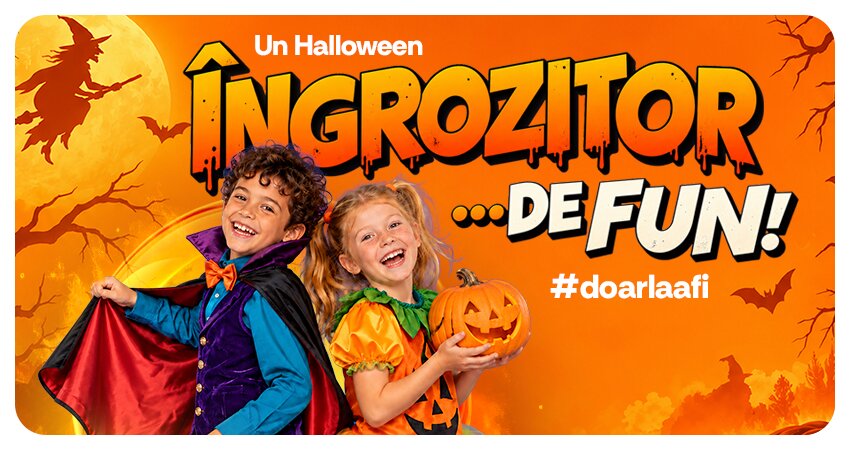 Un Halloween ÎNGROZITOR …DE FUN!